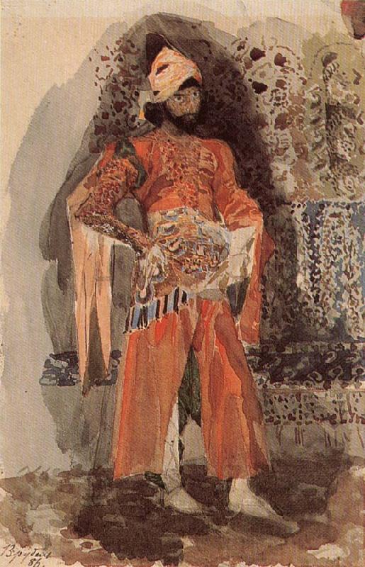 Mikhail Vrubel A Perslan Prince France oil painting art